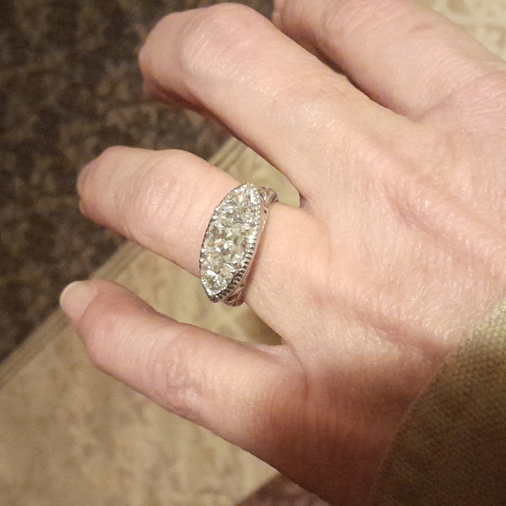Moissanite Ring - image 5
